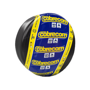 Cabo Flexível 6mm 100m Preto 750V Cobrecom